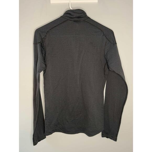 Patagonia 1/4 Zip Ribbed Layering Long Sleeve Zip Neck Shirt Black Mens Small - Picture 2 of 9